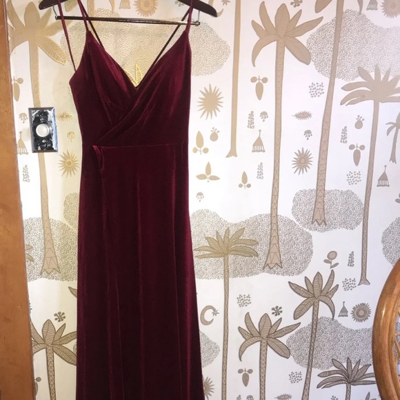 Etsy Made Velvet Bridesmaid Dress - Picture 2 of 7